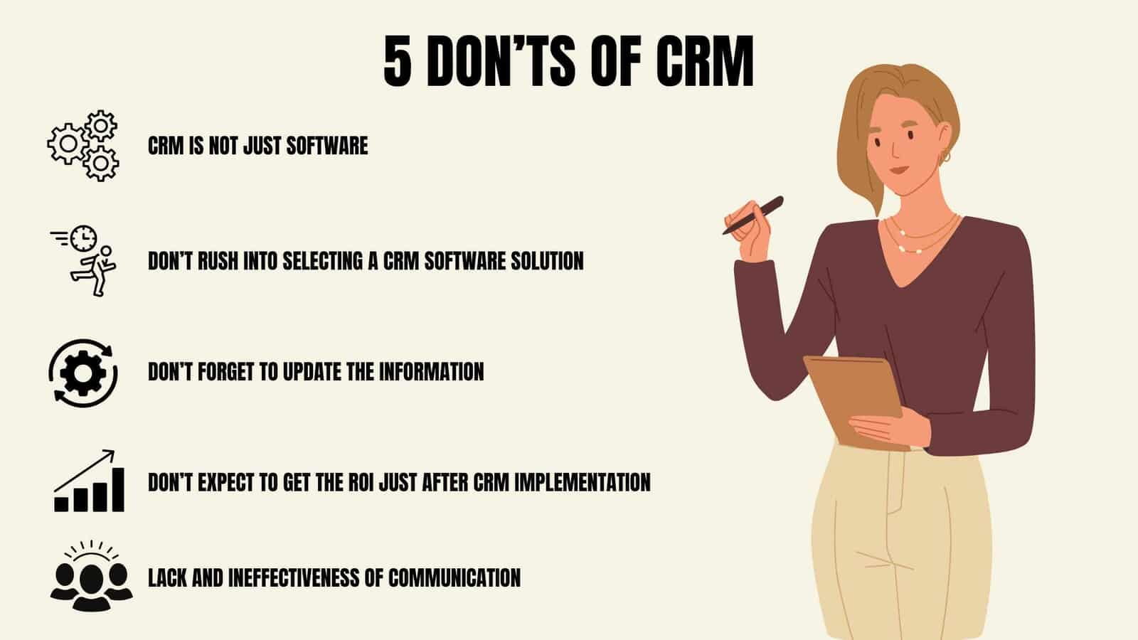 5 Don'ts of CRM