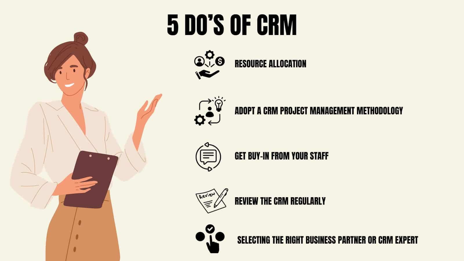 5 Do's of CRM